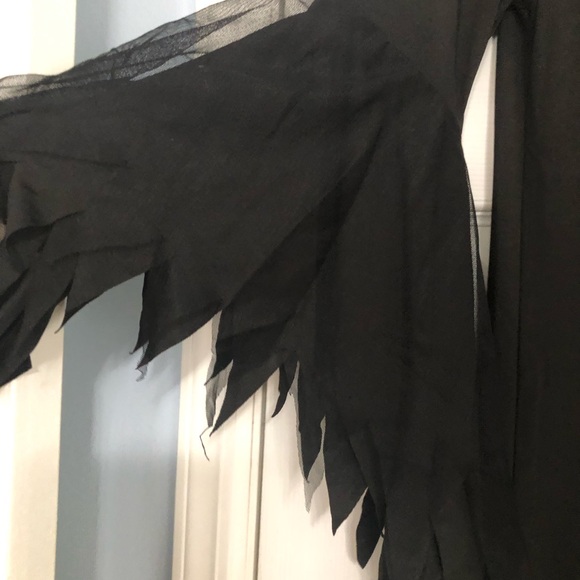 Spirit Halloween Dark Witch costume girls size‎ large 12/14 dress & choker - Picture 5 of 14